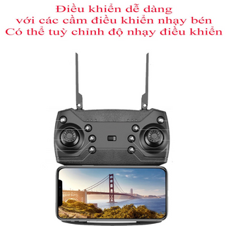 Free shipFlycam E88, Flaycam Giá Rẻ, Máy Bay Điều Khiển Từ Xa 2 Ca...