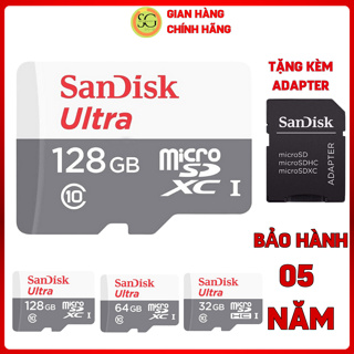 Thẻ nhớ sandisk 64GB /32Gb/16GB/8GB dùng điện thoại, máy ảnh - Thẻ...