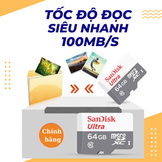 Thẻ nhớ sandisk 64GB /32Gb/16GB/8GB dùng điện thoại, máy ảnh - Thẻ...