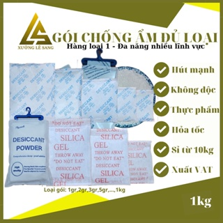 Gói Hút Ẩm Đóng Túi 1KG-Loại 1/2/3/5/10/50/100/200/500/1000gram Si...