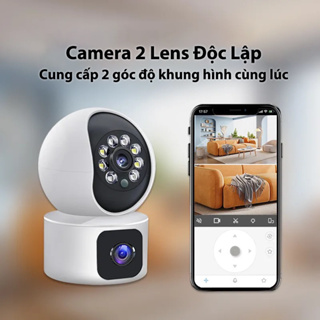 (BH 1 NĂM) Camera wifi YooSee 6.0Mpx 2 mắt xem 2 khung hình cùng l...