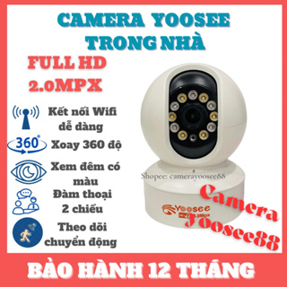 (BH 1 NĂM) Camera wifi YooSee 6.0Mpx 2 mắt xem 2 khung hình cùng l...