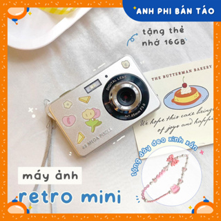 [Tặng kèm thẻ nhớ] Máy Quay Chụp Ảnh Retro Mini Chất Lượng Hình Ản...