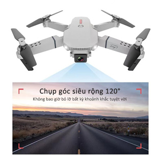 Drone camera 4k mini Máy Bay Flycam trang bị camera kép 4k - Lai C...