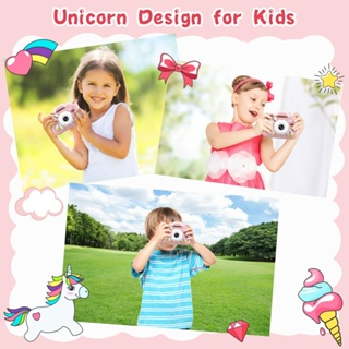 Camera trẻ em, Camera kỹ thuật số trẻ em 1080P với thẻ TF 32GB, Vỏ...