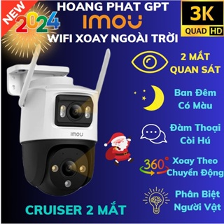 Camera Wifi IMOU Ngoài Trời 2 Mắt Quan Sát CRUISER DUAL, Xoay 360 ...