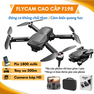 Plycam mini F198 Pro, Máy Bay Điều Khiển Từ Xa 4 Cánh Flycam Cao C...