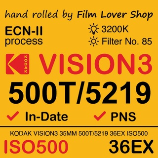 Film điện ảnh indate Kodak Vision 3 500T (hỗ trợ máy PnS)_mã 100...