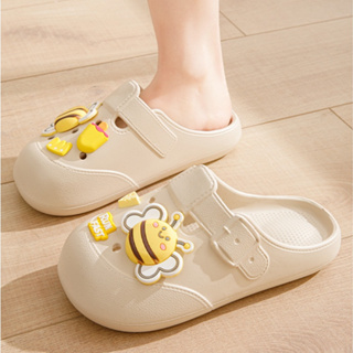 SHUAIBANGZHU dep cross đế cao dép nữ dép bánh mì Chống Trượt Đa dụ...