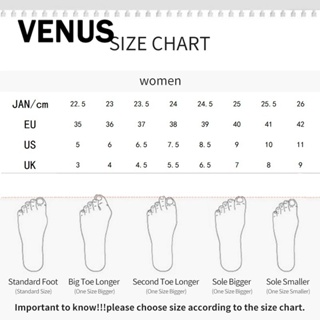 VENUS Dép nữ cross Hở Ngón Đế Dày Linh hoạt Mềm mại Thời thượng Đế...