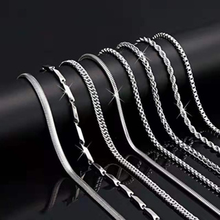 Dây Chuyền Titan Không Gỉ Thời Trang Tavi Studio Màu Bạc Cao Cấp -...