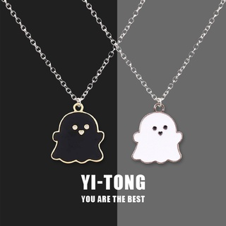 Vòng cổ Hình Ma Màu Trắng Cá Tính Thời Trang Dành Cho Nữ Dễ Thương...