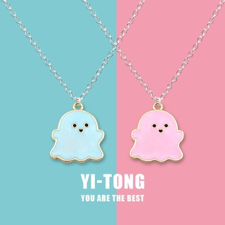 Vòng cổ Hình Ma Màu Trắng Cá Tính Thời Trang Dành Cho Nữ Dễ Thương...