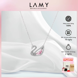 Dây chuyền thiên nga CDE Crystal Swan Necklace Silver CDE6042SV - ...