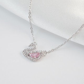 Dây chuyền thiên nga CDE Crystal Swan Necklace Silver CDE6042SV - ...