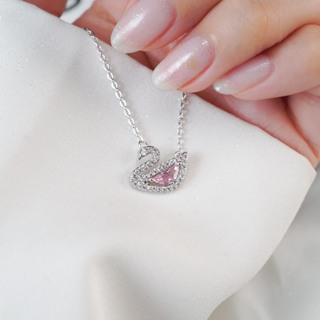 Dây chuyền thiên nga CDE Crystal Swan Necklace Silver CDE6042SV - ...