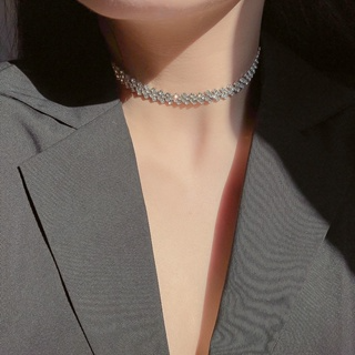 Dây Chuyền Choker Cao Cấp Nữ đính đá Sang Trọng Dự Tiệc...
