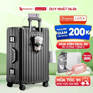 Vali Bamozo Khung Nhôm 9066 Size 20/24/28 Cao Cấp Bịt 4 Góc Chống ...