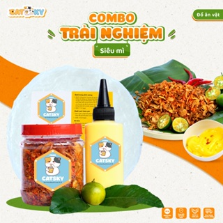 Bánh tráng phơi sương CATSKY FOOD combo bánh tráng đồ ăn vặt - Bơ ...