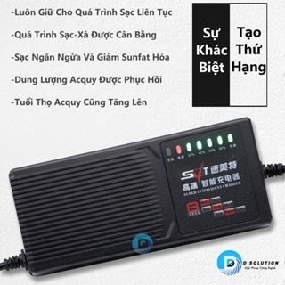 Sạc Xe Đạp Điện Xe Máy Điện 48V 12Ah 20Ah 60V 72V Tự Ngắt Chống Ph...