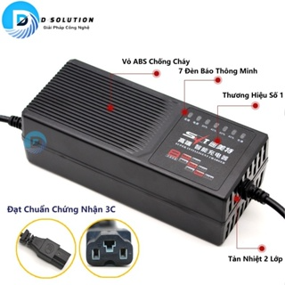 Sạc Xe Đạp Điện Xe Máy Điện 48V 12Ah 20Ah 60V 72V Tự Ngắt Chống Ph...