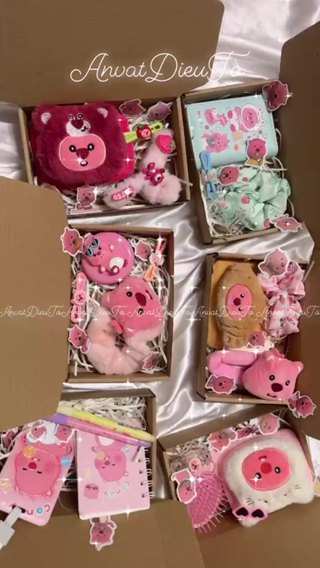 [Hàng sẵn HCM] Set quà Loopy Hải Ly mini tặng sinh nhật, bạn bè, n...