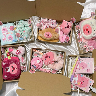 [Hàng sẵn HCM] Set quà Loopy Hải Ly mini tặng sinh nhật, bạn bè, n...