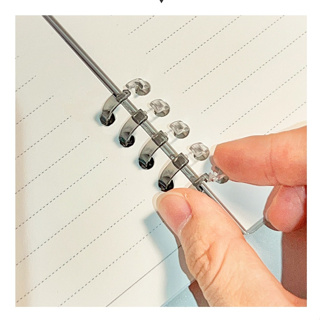 Sổ vở còng thay được giấy A5 B5 -120 trang kẻ ngang SHIORI- Thiết ...