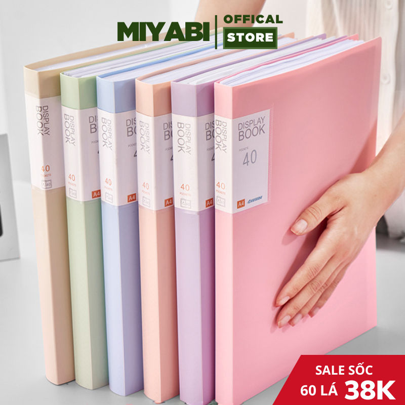 File đựng tài liệu a4 nhiều ngăn - 30 / 60 lá - văn phòng phẩm - f...
