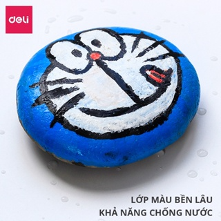 Màu nước acrylic dạng hũ 100ml chuyên nghiệp Deli - dùng để vẽ cus...