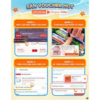 [MỚI] Bút Sơn Acrylic Marker Deli THÊM 80% MỰC - 12/24/36/48/64 Mà...