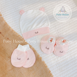 Set Mũ, Bao Tay, Bao Chân Baru Baby Mềm Mại Cho Bé Sơ Sinh - Phụ K...