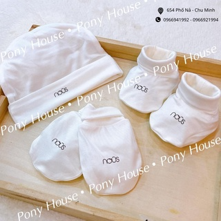 Set Mũ, Bao Tay, Bao Chân Nous Petit - Phụ Kiên Cho Bé Sơ Sinh/ Ne...