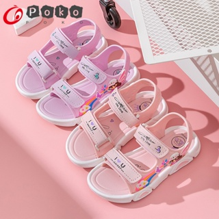 Sandal quai dán đế mềm màu cầu vồng đơn giản thời trang hè cho bé ...