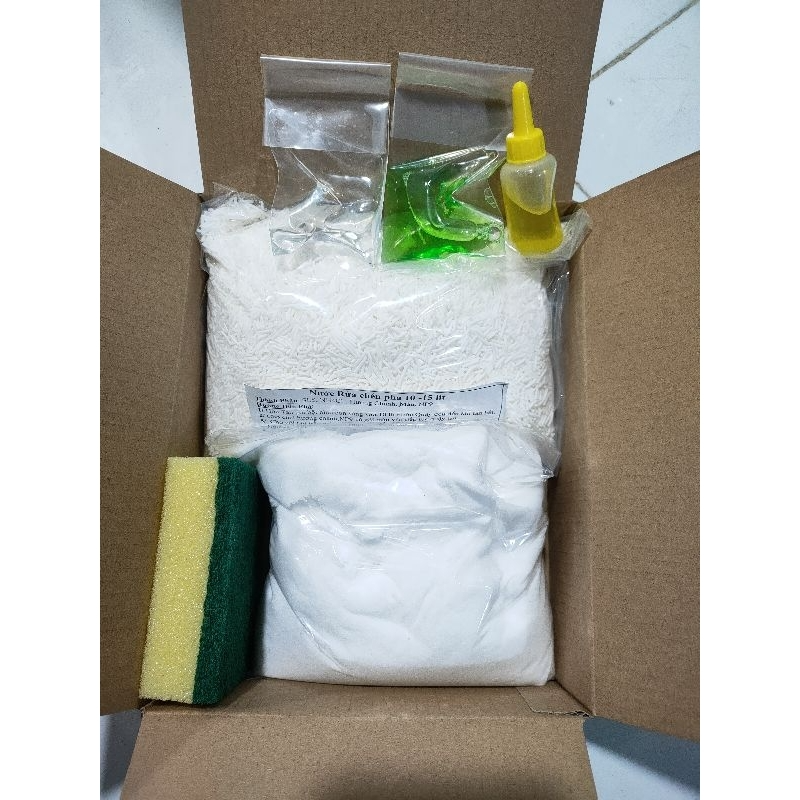 Bột pha nước rửa chén...