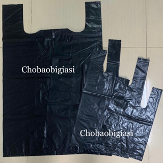 1kg/size Túi nilong đen bóng đẹp, dẻo, dai, túi xốp đen, túi hai q...