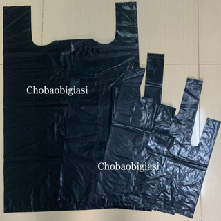 1kg/size Túi nilong đen bóng đẹp, dẻo, dai, túi xốp đen, túi hai q...