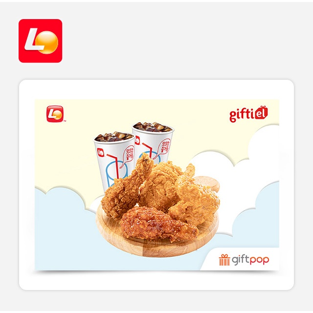 Toàn quốc [Evoucher] LOTTERIA - Phiếu quà tặng Combo 4 chicken...