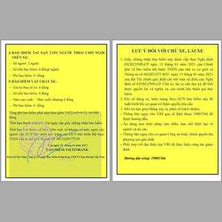 TOÀN QUỐC [ E-Voucher] Bảo Hiểm TRÁCH NHIỆM DÂN SỰ XE MÁY dưới 50c...