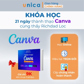 Combo Sách  Khóa học Online 21 Ngày Thành Thạo Canva cùng Richdad ...