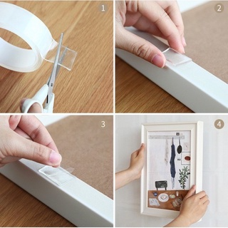 Băng Dính 2 Mặt Siêu Dính Băng Keo Nano Trong Suốt 3cm3m Dán Tường... Băng Dính 2 Mặt Siêu Dính Băng Keo Nano Trong Suốt 3cm3m Dán Tường...