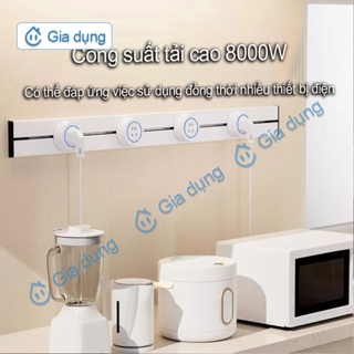 Ổ cắm điện thông minh gắn tường cao cấp 220250V / 32A thanh dài 50...