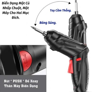 FREESHIP 47/15Máy Bắt Vít Cầm Tay Máy Khoan Pin Mini Bắt Vít Đa Nă...