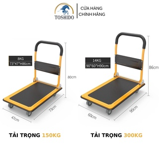 Xe Đẩy Hàng, Xe Kéo Hàng TOSHUDO Thép Bánh xe chống ồn Tải Trọng 3... Xe Đẩy Hàng, Xe Kéo Hàng TOSHUDO Thép Bánh xe chống ồn Tải Trọng 3...