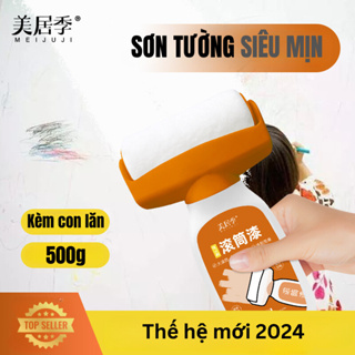Sơn tường kèm Con lăn DIY - Sơn Trang trí tường Thông minh Nhiều m...