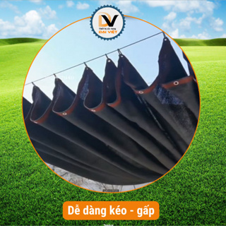 Lưới che nắng ngoài trời khổ 4mx5m có móc treo - Lưới che nắng kéo...