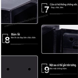 Két sắt an toàn cỡ nhỏ cho mọi gia đình - Két sắt mini khoá - HM66...