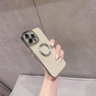 Ốp điện thoại iphone hở táo 6D viền vuông kính bảo về camera cho i...