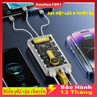 Sạc Dự Phòng Trong Suốt 20000mAh Với Cổng Sạc Nhanh 22.5w và PD 20... Sạc Dự Phòng Trong Suốt 20000mAh Với Cổng Sạc Nhanh 22.5w và PD 20...