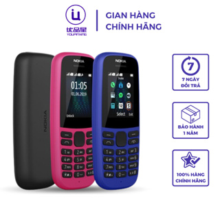 Điện thoại NOKIA 105 4G 2019 bản 2 sim thiết kế bền bỉ, tặng kèm p...